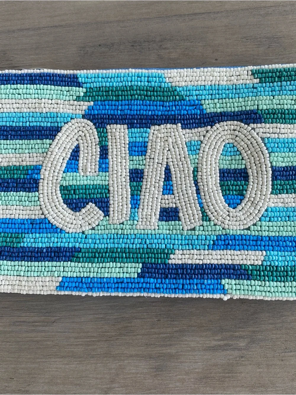 Beaded wristlet